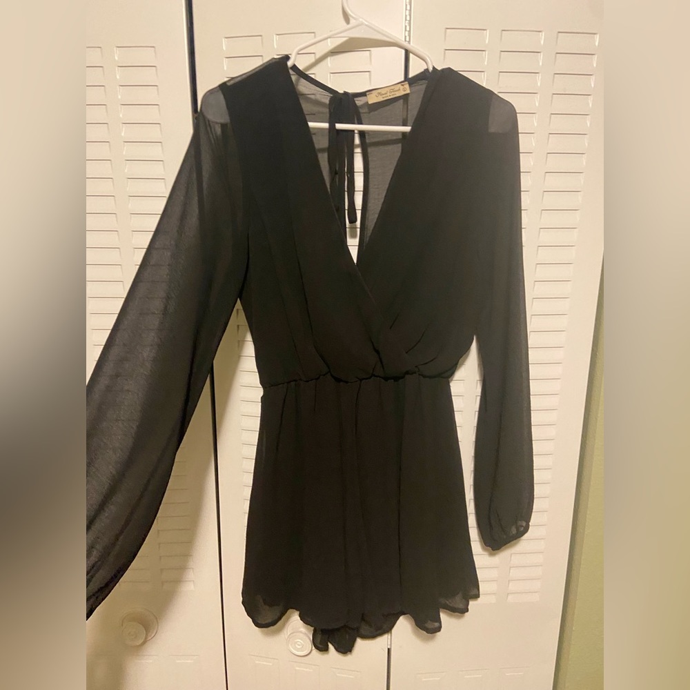 Sexy black romper